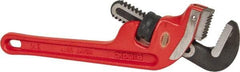 Ridgid - 10" Cast Iron & Steel End Pipe Wrench - 1-1/2" Pipe Capacity - Exact Industrial Supply