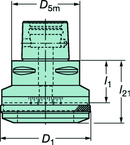 C639127702045A CAPTO ADAPTER - Exact Industrial Supply