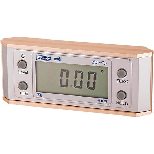 Fowler - Digital & Dial Protractors Style: Angle Measuring Range (Degrees): 360.00 - Exact Industrial Supply