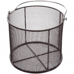 Baskets; Shape: Round; Material Family: Metal; Basket Type: Wire; Material: Steel