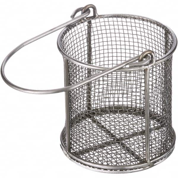 Marlin Steel Wire Products - Baskets Shape: Round Material Family: Metal - Exact Industrial Supply