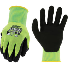 Mechanix Wear - Size XL (10) Nitrile Coated Nylon High Visibility Work Gloves - Exact Industrial Supply