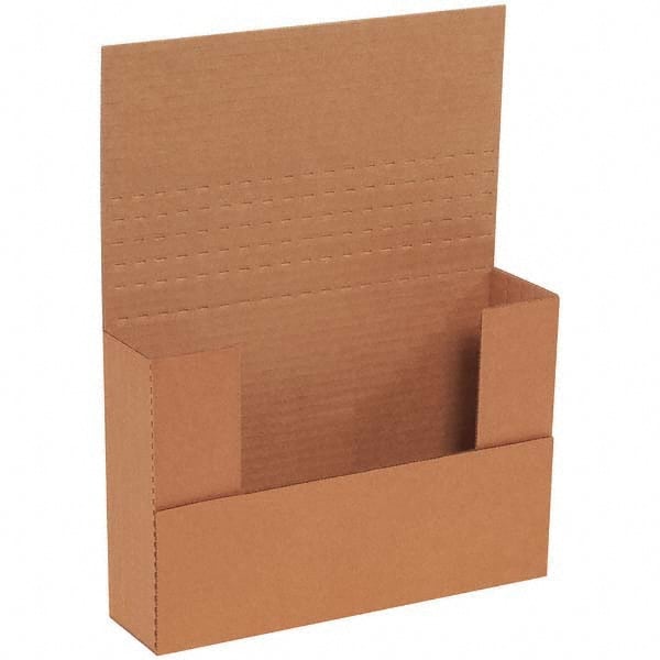 Made in USA - Pack of (50), 6-1/2" Wide x 9-1/2" Long x 3-1/2" High Crush Proof Mailers - Exact Industrial Supply