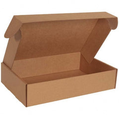 Made in USA - Pack of (50), 11-1/8" Wide x 17-1/8" Long x 4" High Crush Proof Mailers - Exact Industrial Supply