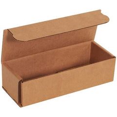 Made in USA - Pack of (50), 3" Wide x 8" Long x 2" High Corrugated Shipping Boxes - Exact Industrial Supply