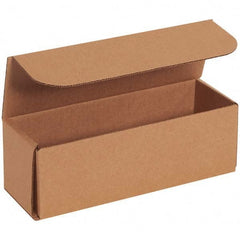Made in USA - Pack of (50), 3" Wide x 9" Long x 3" High Corrugated Shipping Boxes - Exact Industrial Supply