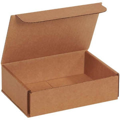 Made in USA - Pack of (50), 5" Wide x 8" Long x 2" High Corrugated Shipping Boxes - Exact Industrial Supply