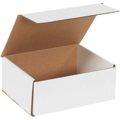 Made in USA - Pack of (50), 7" Wide x 10" Long x 3" High Corrugated Shipping Boxes - Exact Industrial Supply