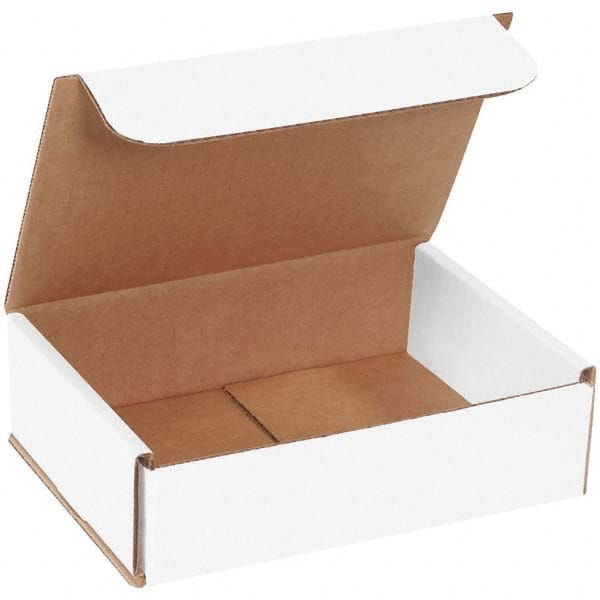 Made in USA - Pack of (50), 6" Wide x 7" Long x 2" High Corrugated Shipping Boxes - Exact Industrial Supply