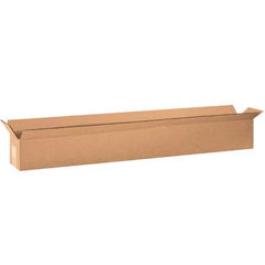 Made in USA - Pack of (15), 6" Wide x 60" Long x 6" High Corrugated Shipping Boxes - Exact Industrial Supply