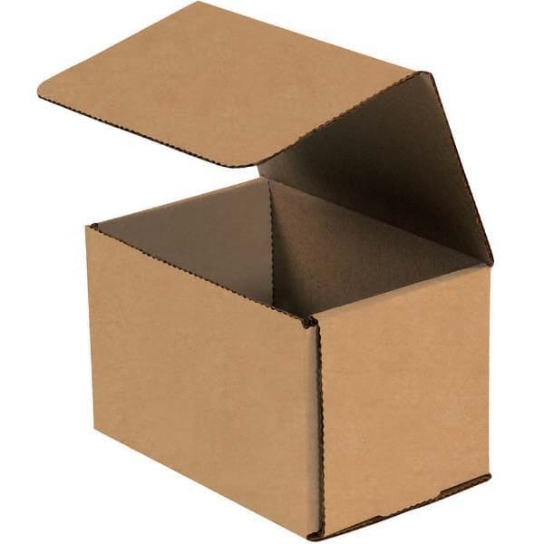 Made in USA - Pack of (50), 5" Wide x 5" Long x 5" High Corrugated Shipping Boxes - Exact Industrial Supply