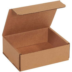 Made in USA - Pack of (50), 5" Wide x 6" Long x 2" High Corrugated Shipping Boxes - Exact Industrial Supply