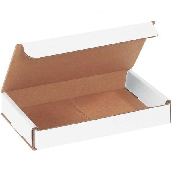 Made in USA - Pack of (50), 5" Wide x 7" Long x 1" High Corrugated Shipping Boxes - Exact Industrial Supply