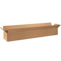 Made in USA - Pack of (15), 8" Wide x 60" Long x 8" High Corrugated Shipping Boxes - Exact Industrial Supply