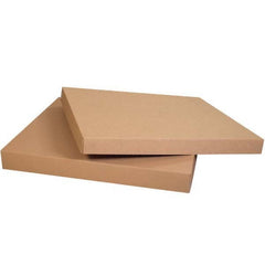 Made in USA - Pack of (5), 48-3/4" Wide x 48-3/4" Long x 5" High Corrugated Shipping Lids - Exact Industrial Supply