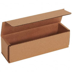 Made in USA - Pack of (50), 2" Wide x 7" Long x 2" High Corrugated Shipping Boxes - Exact Industrial Supply