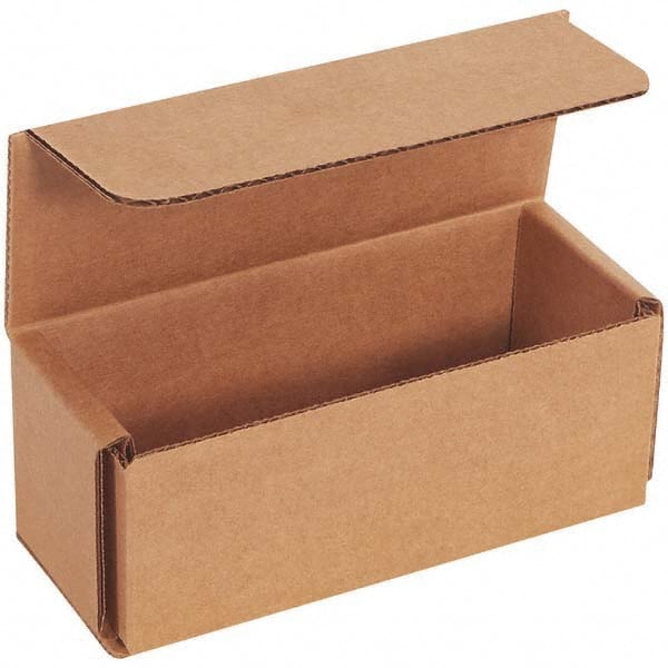 Made in USA - Pack of (50), 2" Wide x 5" Long x 2" High Corrugated Shipping Boxes - Exact Industrial Supply