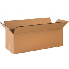 Made in USA - Pack of (10), 12" Wide x 40" Long x 12" High Corrugated Shipping Boxes - Exact Industrial Supply