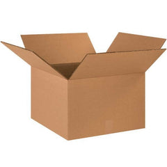 Made in USA - Pack of (10), 16" Wide x 18" Long x 16" High Corrugated Shipping Boxes - Exact Industrial Supply