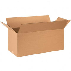 Made in USA - Pack of (20), 12" Wide x 28" Long x 12" High Corrugated Shipping Boxes - Exact Industrial Supply
