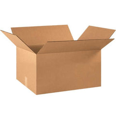 Made in USA - Pack of (25), 15" Wide x 22" Long x 10" High Corrugated Shipping Boxes - Exact Industrial Supply