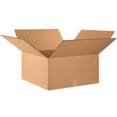 Made in USA - Pack of (10), 24" Wide x 24" Long x 10" High Corrugated Shipping Boxes - Exact Industrial Supply