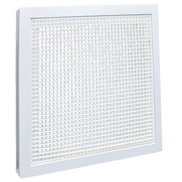 American Louver - Registers & Diffusers Type: Ceiling Return Grille Style: Cubed Core - Exact Industrial Supply