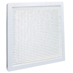 American Louver - Registers & Diffusers Type: Ceiling Return Grille Style: Cubed Core - Exact Industrial Supply