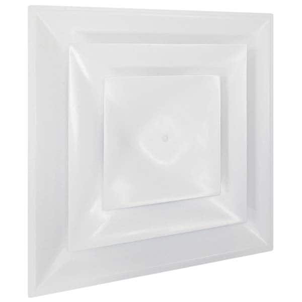 American Louver - Registers & Diffusers Type: Ceiling Diffuser Style: Step Down - Exact Industrial Supply