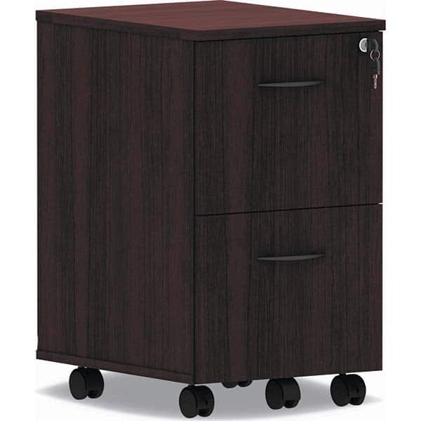 ALERA - File Cabinets & Accessories Type: Vertical Pedestal w/Wheels Number of Drawers: 2 - Exact Industrial Supply