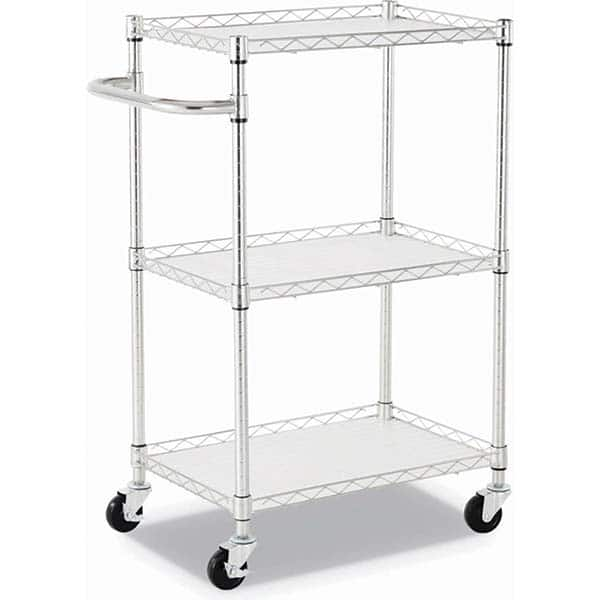 ALERA - Carts Type: Laundry/Liner Cart Number of Shelves: 3 - Exact Industrial Supply