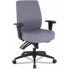 ALERA - Swivel & Adjustable Office Chairs Type: Multifunction Chair Color: Gray - Exact Industrial Supply