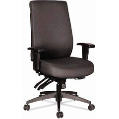 ALERA - Swivel & Adjustable Office Chairs Type: Multifunction Chair Color: Black - Exact Industrial Supply