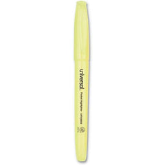 UNIVERSAL - Markers & Paintsticks Type: Highlighters Color: Fluorescent Yellow - Exact Industrial Supply