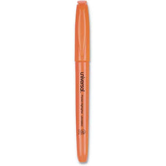UNIVERSAL - Markers & Paintsticks Type: Highlighters Color: Fluorescent Orange - Exact Industrial Supply