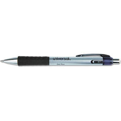 UNIVERSAL - Pens & Pencils Type: Comfort Grip Retractable Pen Color: Black - Exact Industrial Supply