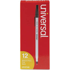 UNIVERSAL - Pens & Pencils Type: Stick Pen Color: Black - Exact Industrial Supply