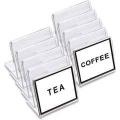 UNIVERSAL - Sign Holders & Frames Type: Mini Table Top Sign Sign Height Compatibility (Inch): 2 - Exact Industrial Supply