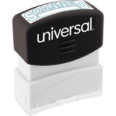 UNIVERSAL - Pre-inked Stock Stamps Type: Message Message: SCANNED - Exact Industrial Supply