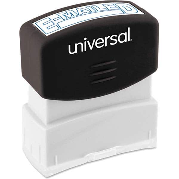 UNIVERSAL - Pre-inked Stock Stamps Type: Message Message: E-MAILED - Exact Industrial Supply