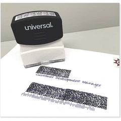 UNIVERSAL - Pre-inked Stock Stamps Type: Message Message: Obscures Data - Exact Industrial Supply