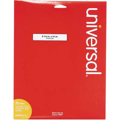 UNIVERSAL - Labels, Ribbons & Tapes Type: File Folder Label Color: White - Exact Industrial Supply