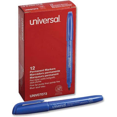 UNIVERSAL - Markers & Paintsticks Type: Permanent Color: Blue - Exact Industrial Supply