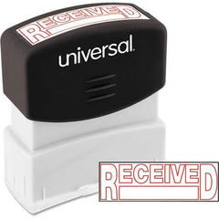 UNIVERSAL - Pre-inked Stock Stamps Type: Message Message: RECEIVED - Exact Industrial Supply