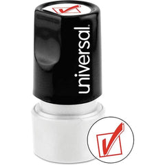 UNIVERSAL - Pre-inked Stock Stamps Type: Message Message: CHECK MARK (ICON) - Exact Industrial Supply