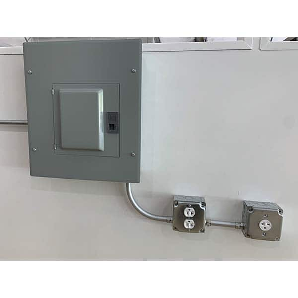 Panel Built - Temporary Structure Parts & Accessories Type: Wiring Additional Information: Outlet Boxes; Switches; Wiring; Conduit Fit Into Binder Post - Exact Industrial Supply