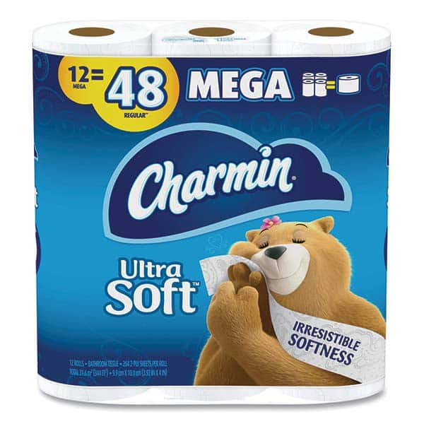 Charmin - Toilet Tissue Type: Standard Roll Ply: 2 - Exact Industrial Supply