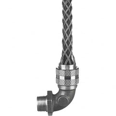 Hubbell Wiring Device-Kellems - 0.37 to 0.43" Liquidtight Elbow Strain Relief Cord Grip - Exact Industrial Supply