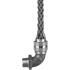 Hubbell Wiring Device-Kellems - 0.25 to 0.37" Liquidtight Elbow Strain Relief Cord Grip - Exact Industrial Supply