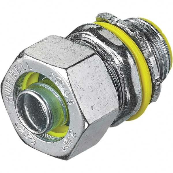 Hubbell Wiring Device-Kellems - Conduit Fittings Fitting Type: Connector Conduit Type: Liquidtight - Exact Industrial Supply